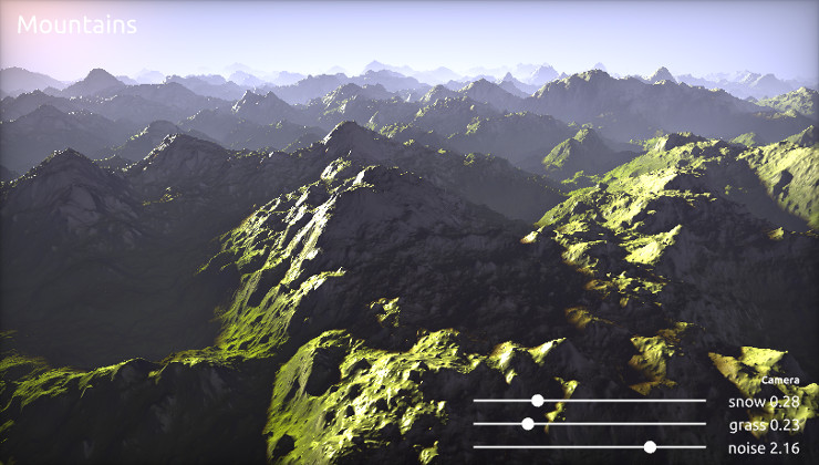 Mountains Shader Example