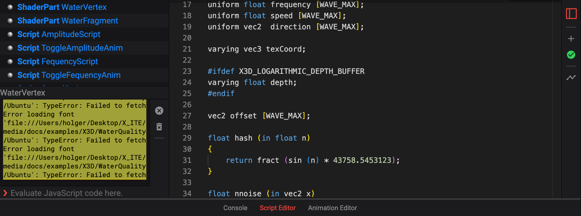 Script Editor