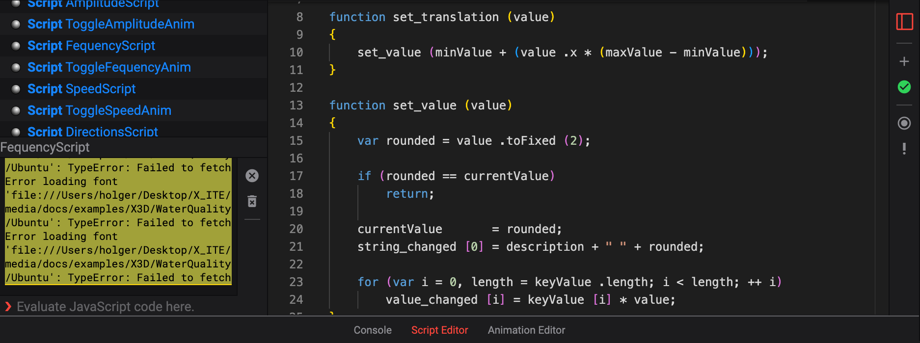 Script Editor